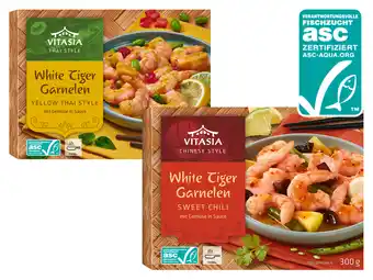 Lidl Vitasia ASC White Tiger Garnelen versch. Sorten Lidl 300 Gramm 1 Packung Angebot