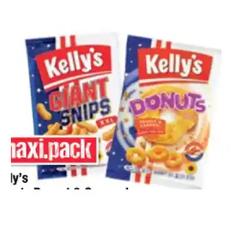 Maximarkt Kelly's Donuts Peanut & Caramel, Erdnuss Snips, Giant Snips oder Linsen Snips Maximarkt 1 Packung Angebot