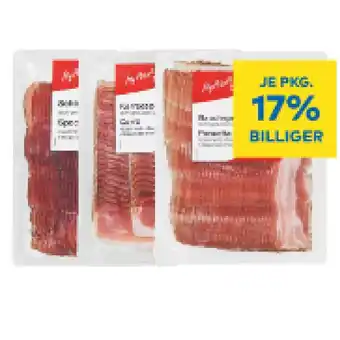 T&G My Price Schinkenspeck, Karrespeck oder Bauchspeck T&G 250 Gramm 1 Packung Angebot