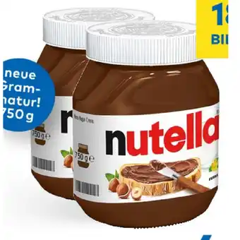 T&G Nutella T&G 750 Gramm 1 Glas Angebot