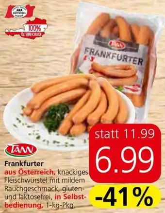 Spar Frankfurter 1kg Angebot