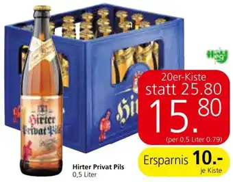 Spar Hirter Privat Pils 0,5 Liter Angebot