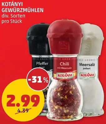 PENNY KOTÁNYI GEWÜRZMÜHLEN Angebot