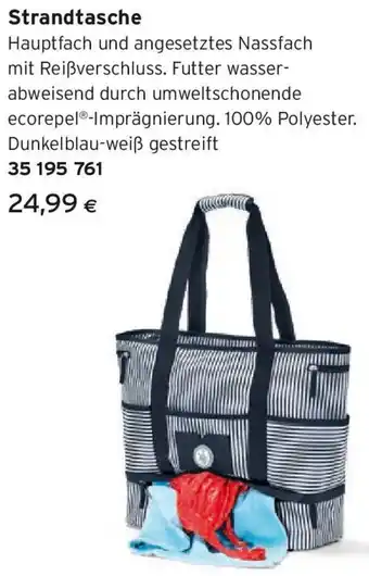 Tchibo Eduscho Strandtasche Angebot