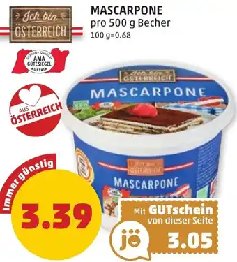 PENNY MASCARPONE 500g Angebot