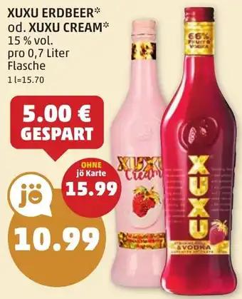 PENNY XUXU ERDBEER od. XUXU CREAM 0,7 Liter Angebot