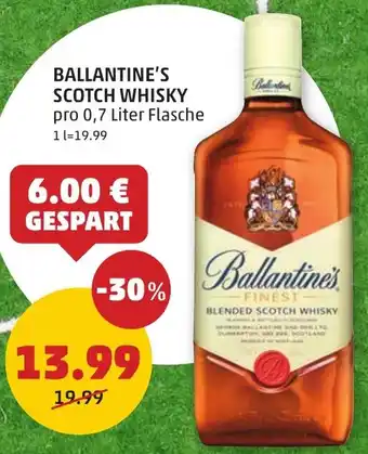 PENNY BALLANTINE'S SCOTCH WHISKY 0,7 Liter Angebot