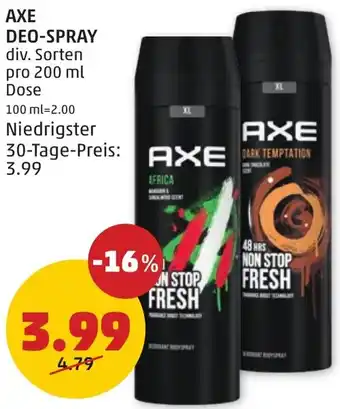 PENNY AXE DEO-SPRAY 200ml Angebot