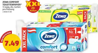 PENNY ZEWA COMFORT TOILETTENPAPIER 3-lagig, Angebot