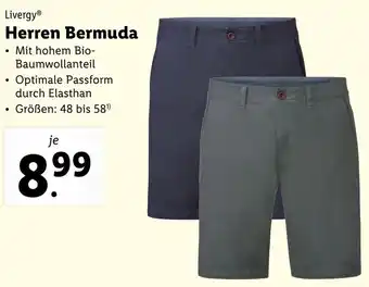 Lidl Livergy Herren Bermuda 48 Bis 58 Angebot