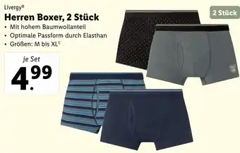 Lidl Livergy Herren Boxer 2 Stück Angebot