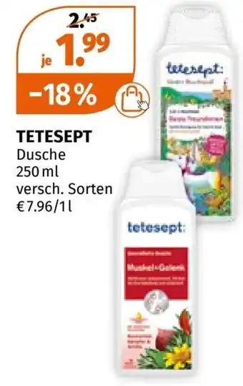Müller TETESEPT Dusche 250ml Angebot