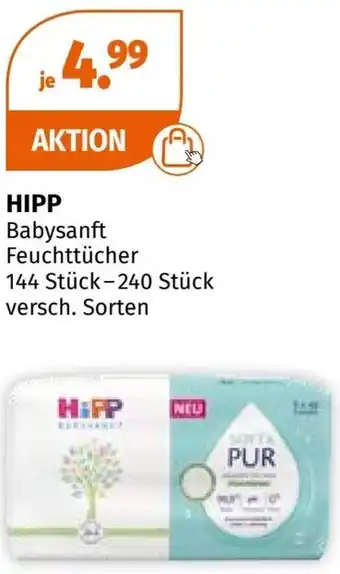 Müller HIPP Babysanft Feuchttücher 144 Stück-240 Stück Angebot
