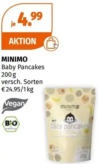 Müller MINIMO Baby Pancakes 200g Angebot