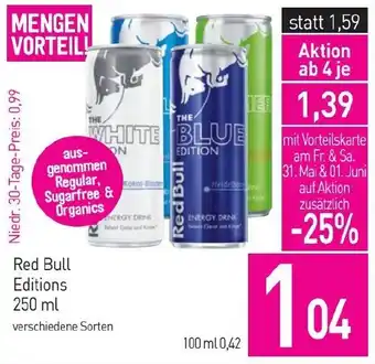 Sutterlüty Red Bull Editions 250 ml Angebot