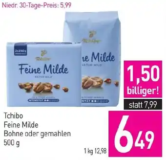 Sutterlüty Tchibo Feine Milde Bohne oder gemahlen 500g Angebot