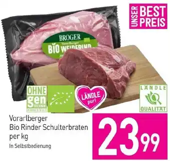 Sutterlüty Vorarlberger Bio Rinder Schulterbraten per kg Angebot