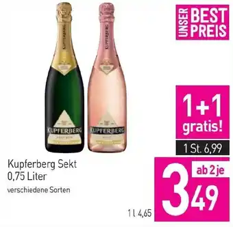 Sutterlüty Kupferberg Sekt 0,75 Liter Angebot