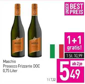 Sutterlüty Maschio Prosecco Frizzante DOC 0,75 Liter Angebot