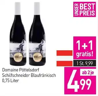 Sutterlüty Domaine Pöttelsdorf Schilfschneider Blaufränkisch 0,75 Liter Angebot