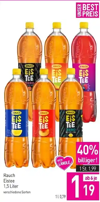 Sutterlüty Rauch Eistee 1,5 Liter Angebot