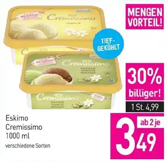 Sutterlüty Eskimo Cremissimo 1000ml Angebot