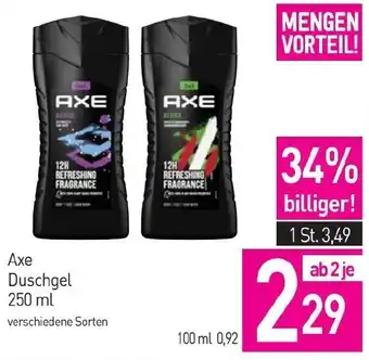 Sutterlüty Axe Duschgel 250 ml Angebot