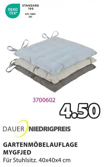 JYSK GARTENMÖBELAUFLAGE MYGFJED Angebot