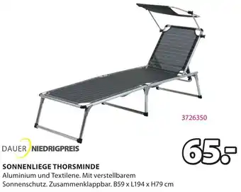 JYSK SONNENLIEGE THORSMINDE Angebot