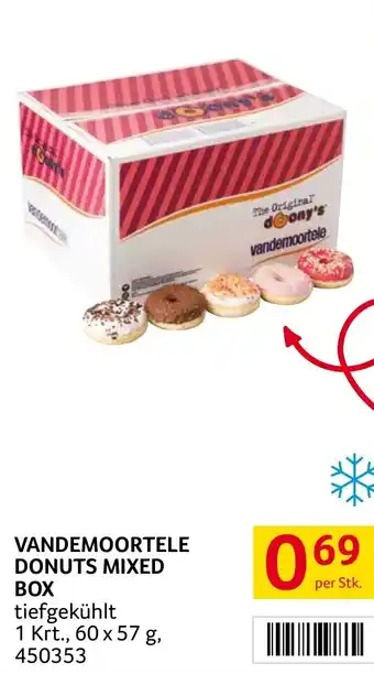 Transgourmet VANDEMOORTELE DONUTS MIXED BOX Angebot