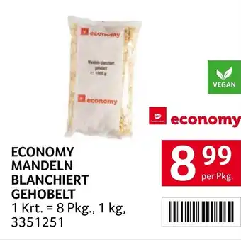 Transgourmet ECONOMY MANDELN BLANCHIERT GEHOBELT 1kg Angebot