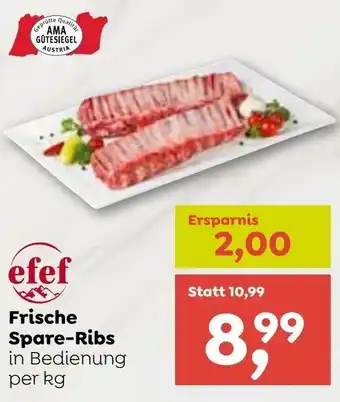 ADEG Frische Spare-Ribs per kg Angebot