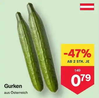 MPreis Gurken aus Österreich Angebot
