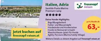 Fressnapf Italien, Adria , Sentido Punta Marina Premium Camp Angebot