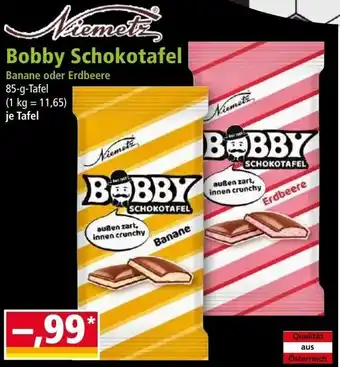 Norma Bobby Schokotafel Angebot
