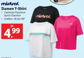 Lidl mistral Damen T-Shirt Angebot