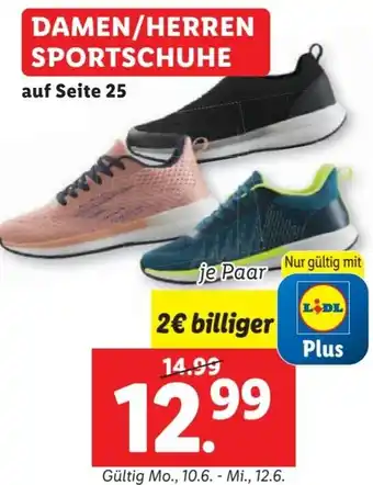 Lidl DAMEN/HERREN SPORTSCHUHE Angebot