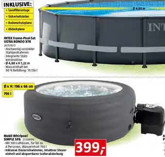 Bauhaus Intex Mobil-Whirlpool SIMPLE SPA Angebot