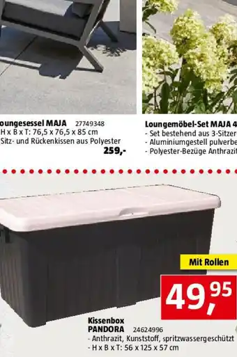 Bauhaus Progarden Kissenbox Pandora Angebot