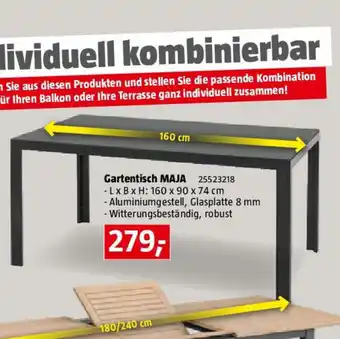 Bauhaus Sunfun Maja Gartentisch Angebot