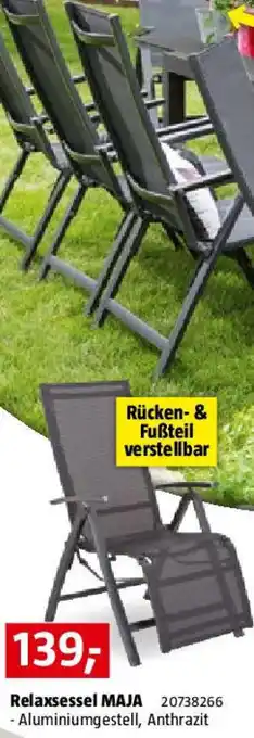 Bauhaus Sunfun Maja Garten-Liegestuhl Angebot