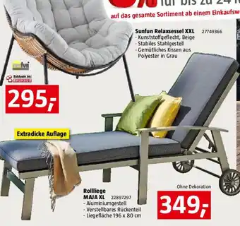 Bauhaus Sunfun Maja Gartenliege Angebot