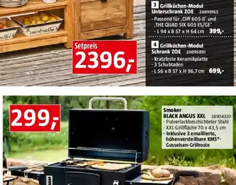 Bauhaus Kingstone KMS Holzkohlegrill Black Angus XXL Angebot