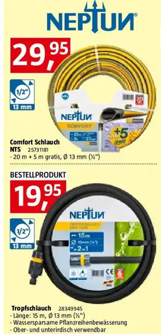 Bauhaus Neptun Tropfschlauch Angebot