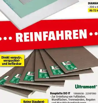Bauhaus Ultrament Bauplatte Do it Angebot