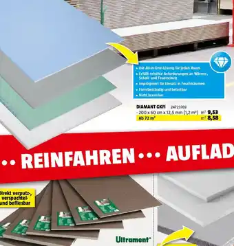 Bauhaus Knauf Gipskartonplatte Diamant GKFI Angebot