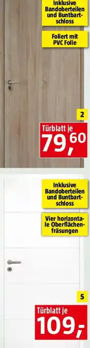 Bauhaus Zimmertür Quadro Angebot