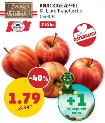 PENNY KNACKIGE ÄPFEL 1kg Angebot