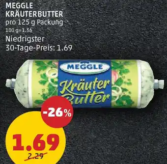 PENNY MEGGLE KRÄUTERBUTTER 125g Angebot