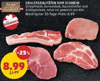 PENNY GRILLSPEZIALITÄTEN VOM SCHWEIN Angebot